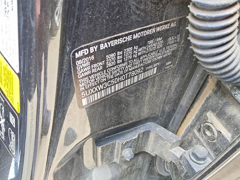 Aukcja sprzedaży 2017 Bmw X4, vin: 5UXXW3C50H0T78092, numer aukcji: 62477446