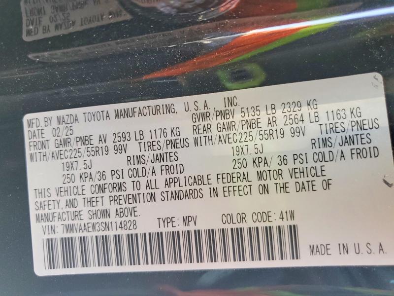 Продаж на аукціоні авто 2025 Mazda Cx-50, vin: 7MMVAAEW3SN114828, номер лоту: 62700036