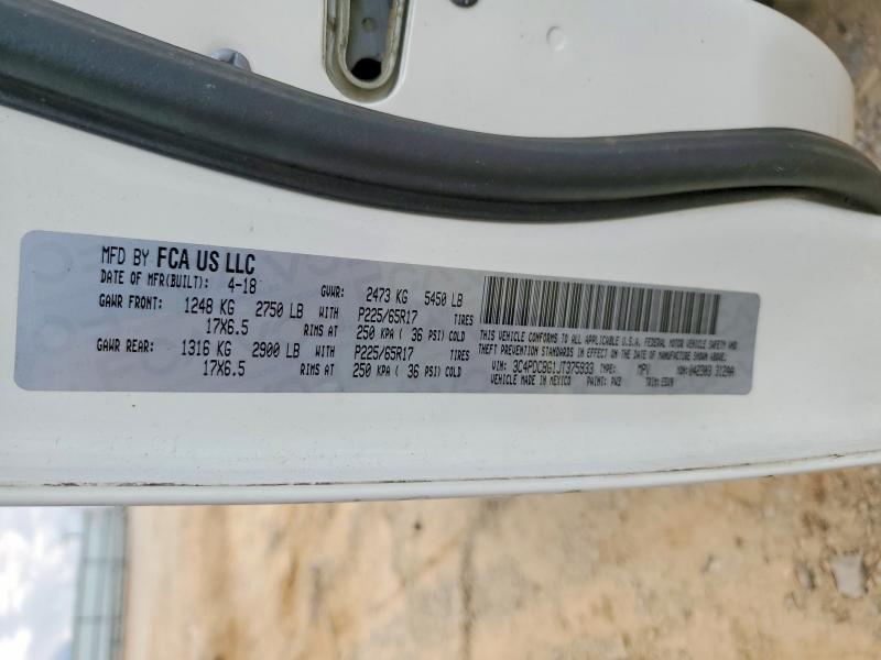 85792745 :رقم المزاد ، 3C4PDCBG1JT375933 vin ، 2018 Dodge Journey مزاد بيع