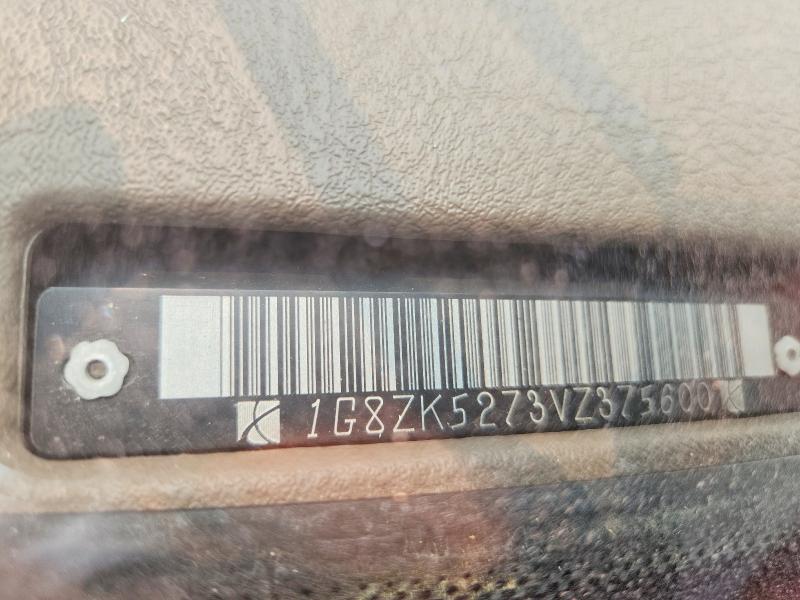 61299506 :رقم المزاد ، 1G8ZK5273VZ375600 vin ، 1997 Saturn Sl2 مزاد بيع