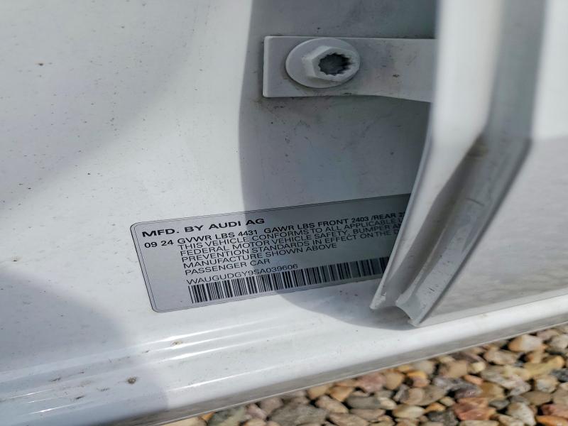 Aukcja sprzedaży 2025 Audi A3, vin: WAUGUDGY9SA039606, numer aukcji: 59350096