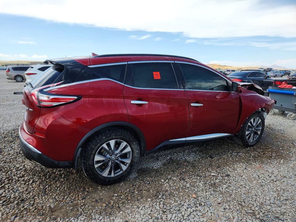 61028016 :رقم المزاد ، 5N1AZ2MH9FN280126 vin ، 2015 Nissan Murano مزاد بيع