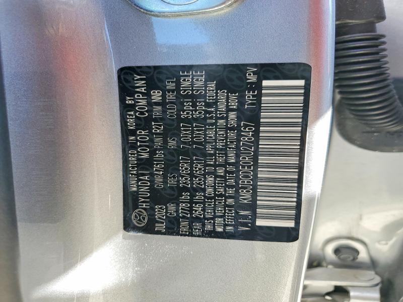 Продажа на аукционе авто 2024 Hyundai Tucson, vin: KM8JBCDE0RU278467, номер лота: 61185496