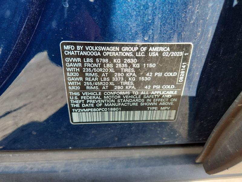Продажа на аукционе авто 2023 Volkswagen Id.4, vin: 1V2VMPE80PC018801, номер лота: 60661906