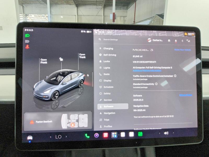 2023 Tesla Model 3 მანქანა იყიდება აუქციონზე, vin: 5YJ3E1EA6PF551471, აუქციონის ნომერი: 60038446