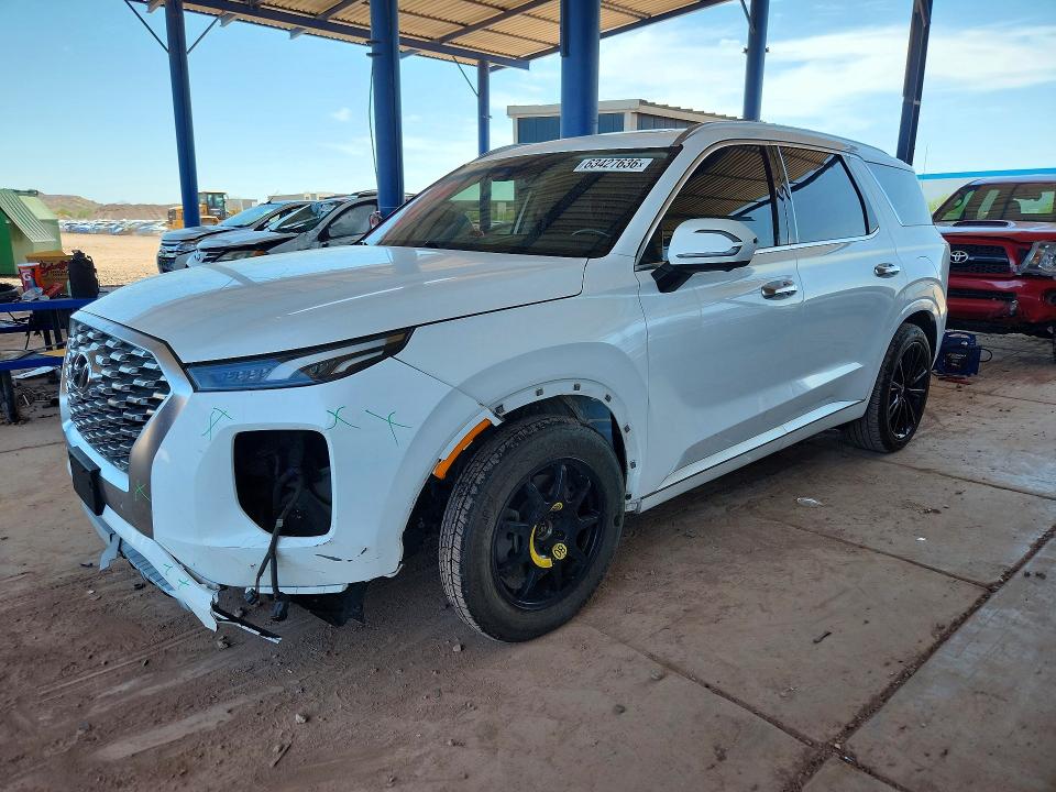 63427636 :رقم المزاد ، KM8R54HE8MU200599 vin ، 2021 Hyundai Palisade مزاد بيع