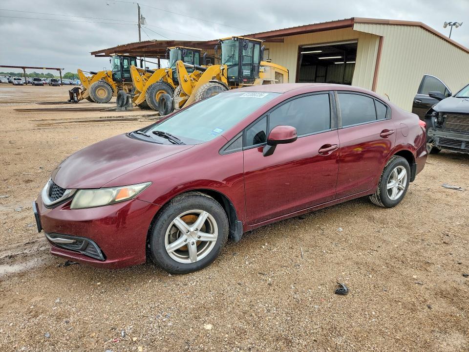 61399726 :رقم المزاد ، 2HGFB2F54DH543728 vin ، 2013 Honda Civic مزاد بيع