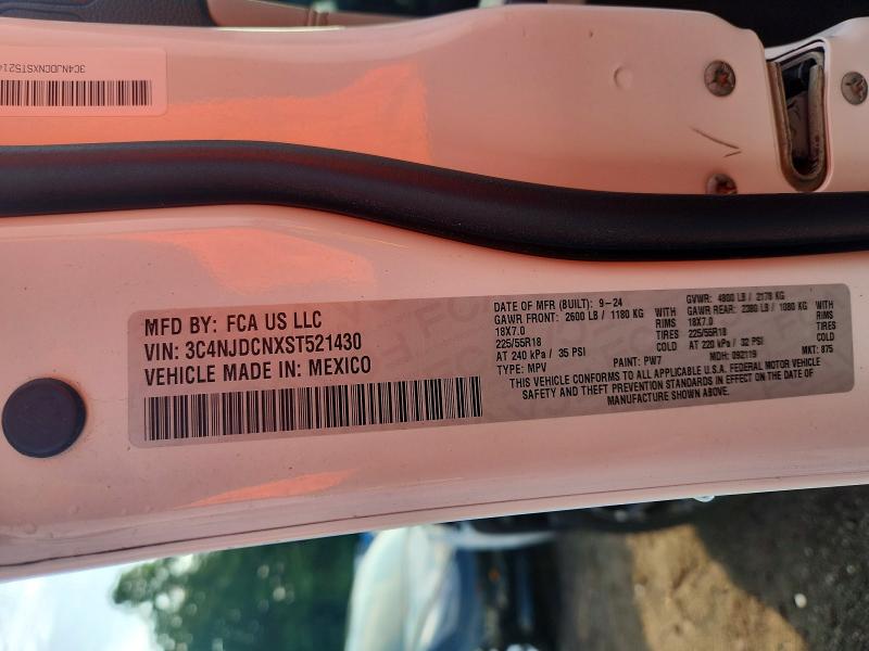 Продаж на аукціоні авто 2025 Jeep Compass, vin: 3C4NJDCNXST521430, номер лоту: 59596266