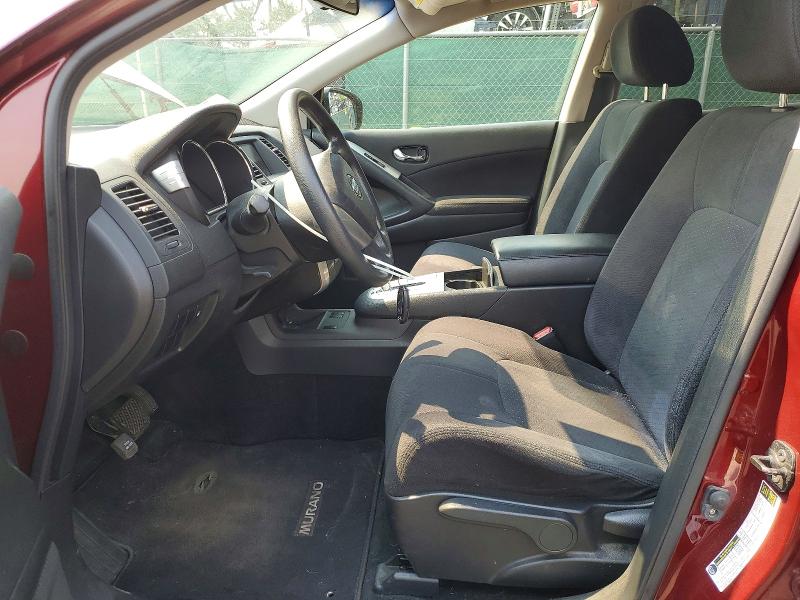 2010 Nissan Murano მანქანა იყიდება აუქციონზე, vin: JN8AZ1MW4AW134267, აუქციონის ნომერი: 60051326