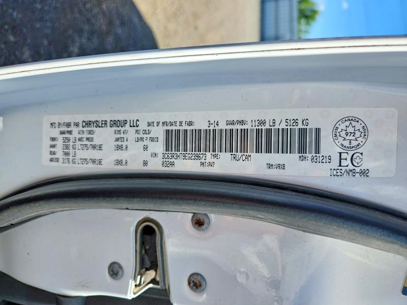 Продажа на аукционе авто 2014 Ram 3500, vin: 3C63R3HT9EG239673, номер лота: 59648716
