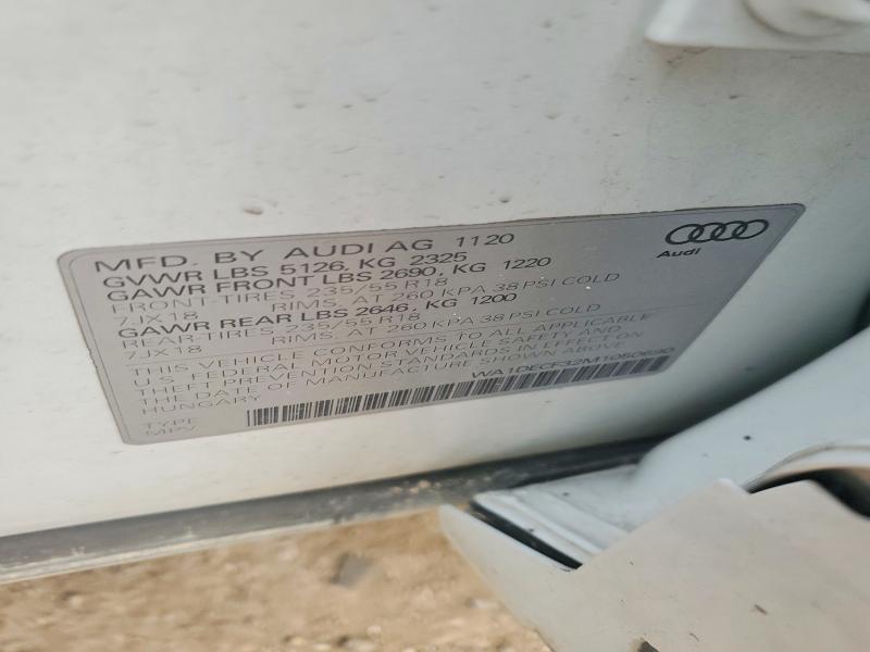 2021 Audi Q3 მანქანა იყიდება აუქციონზე, vin: WA1DECF32M1050690, აუქციონის ნომერი: 61591896