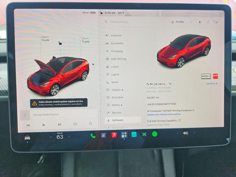 Aukcja sprzedaży 2021 Tesla Model Y, vin: 5YJYGDEE1MF177335, numer aukcji: 60986346