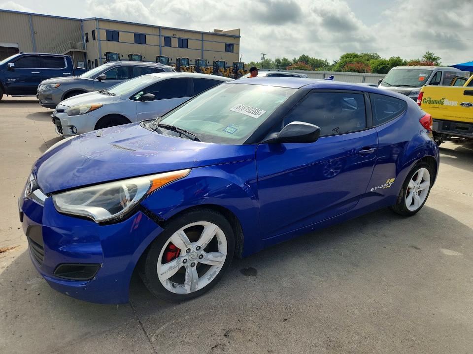2013 Hyundai Veloster მანქანა იყიდება აუქციონზე, vin: KMHTC6AD3DU140899, აუქციონის ნომერი: 61619286