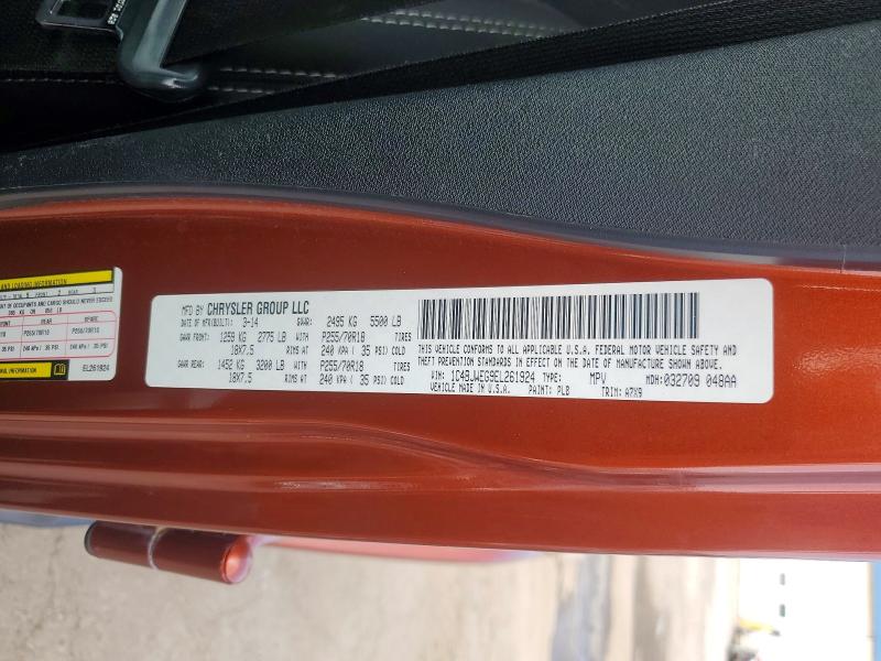 2014 Jeep Wrangler Unlimited მანქანა იყიდება აუქციონზე, vin: 1C4BJWEG9EL261924, აუქციონის ნომერი: 60022866