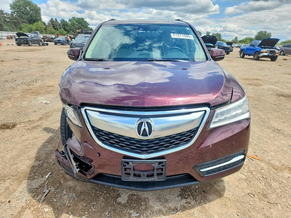 61871606 :رقم المزاد ، 5FRYD4H99GB025085 vin ، 2016 Acura Mdx مزاد بيع