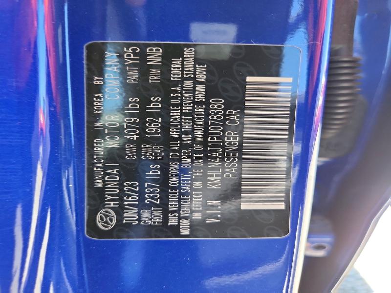 Aukcja sprzedaży 2023 Hyundai Elantra, vin: KMHLN4AJ1PU078380, numer aukcji: 60529306