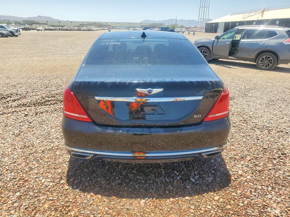 59887976 :رقم المزاد ، KMHG54JH4JU048005 vin ، 2018 Genesis G90 مزاد بيع