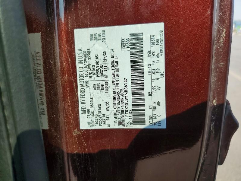 Aukcja sprzedaży 2000 Ford F150, vin: 1FTRX18L9YNB36147, numer aukcji: 63436006