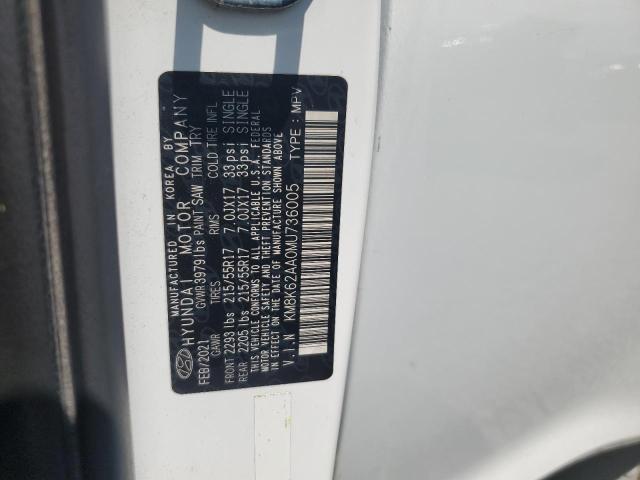 Aukcja sprzedaży 2021 Hyundai Kona, vin: KM8K62AA0MU736005, numer aukcji: 85790685