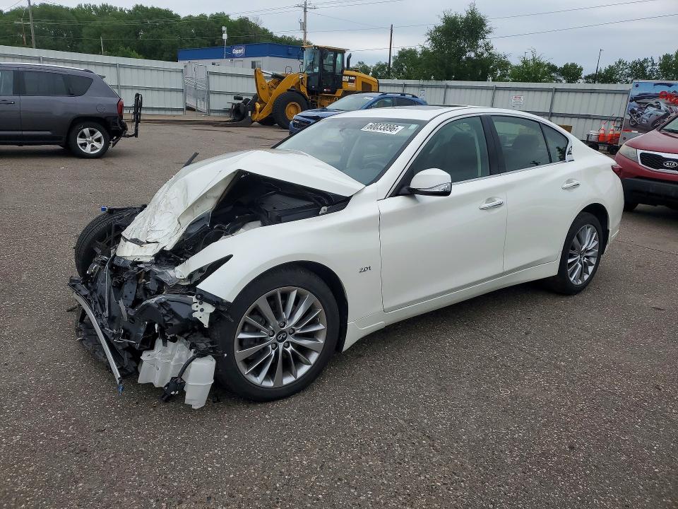 60033896 :رقم المزاد ، JN1CV7AR1JM280609 vin ، 2018 Infiniti Q50 مزاد بيع