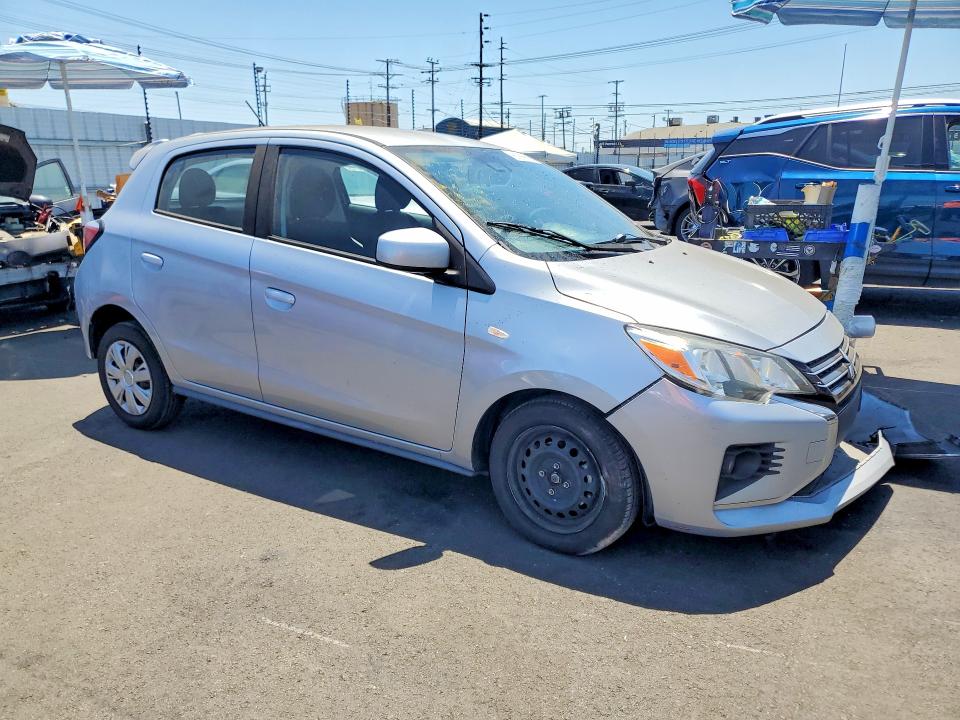 2021 Mitsubishi Mirage მანქანა იყიდება აუქციონზე, vin: ML32AUHJ9MH013379, აუქციონის ნომერი: 61999806