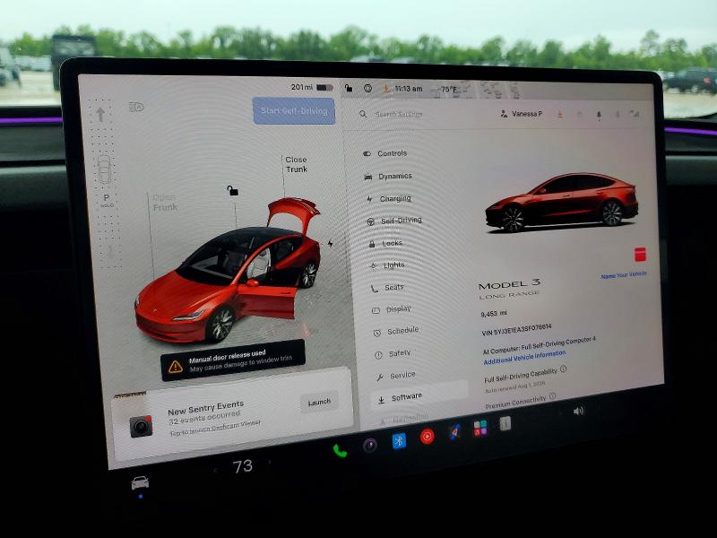 Aukcja sprzedaży 2025 Tesla Model 3, vin: 5YJ3E1EA3SF076614, numer aukcji: 61173086
