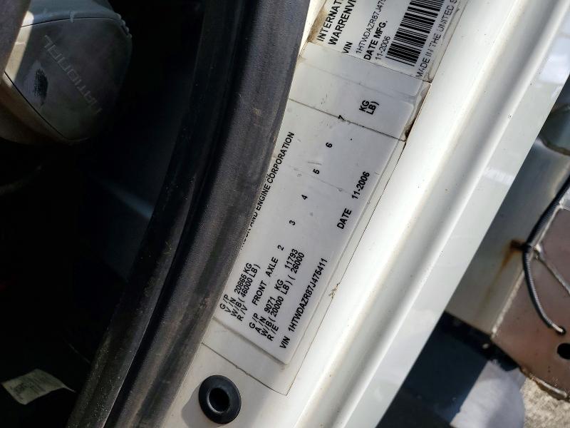 Продажа на аукционе авто 2007 International 7400, vin: 1HTWDAZR87J475411, номер лота: 61139016