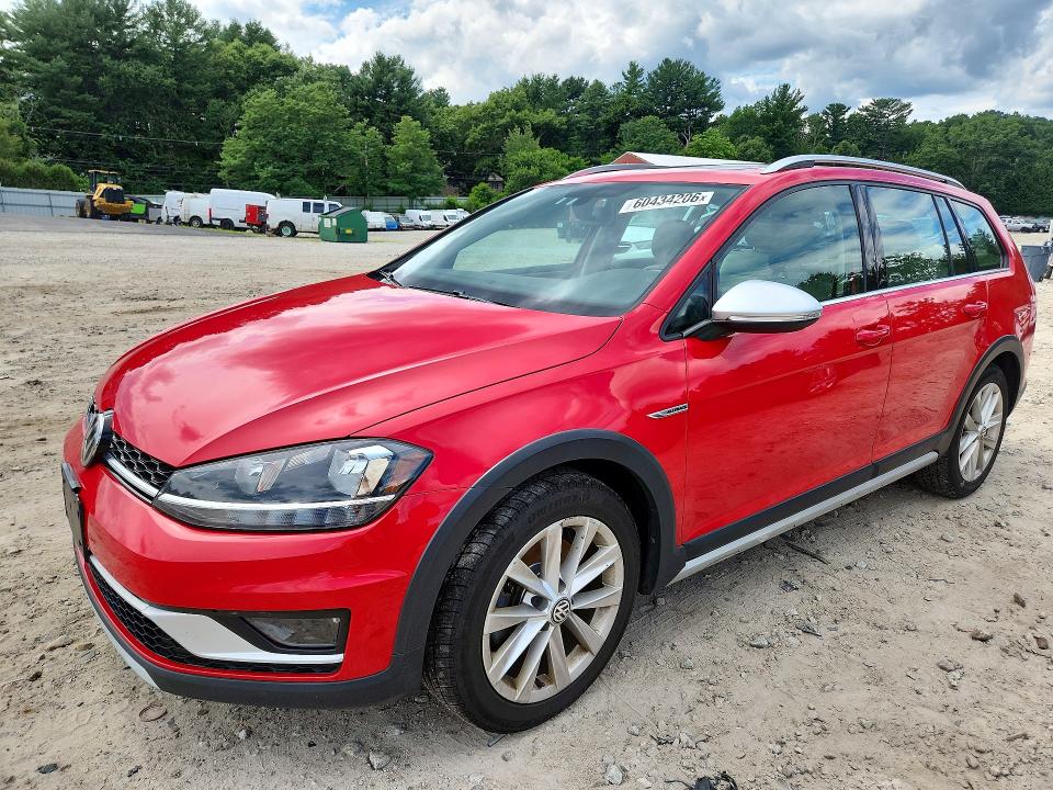 60434206 :رقم المزاد ، 3VWM17AU3KM514334 vin ، 2019 Volkswagen Golf Alltrack مزاد بيع