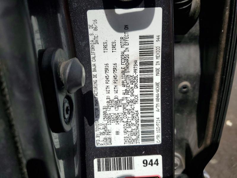 2016 Toyota Tacoma მანქანა იყიდება აუქციონზე, vin: 3TMAZ5CN4GM023464, აუქციონის ნომერი: 61553736