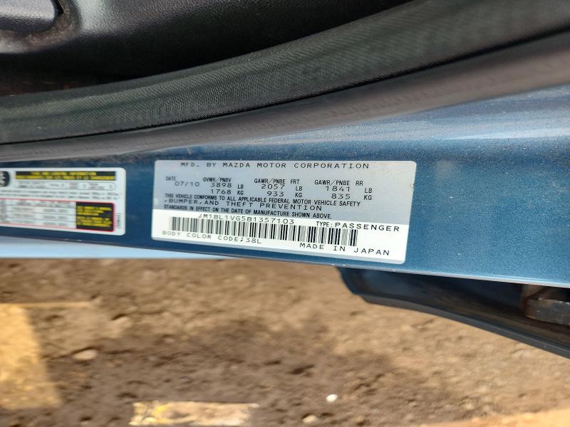 Продаж на аукціоні авто 2011 Mazda 3, vin: JM1BL1VG5B1357103, номер лоту: 63022656