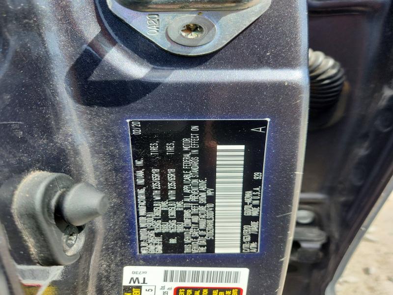 60945366 :رقم المزاد ، 5TDGZRAHXLS007410 vin ، 2020 Toyota Highlander مزاد بيع