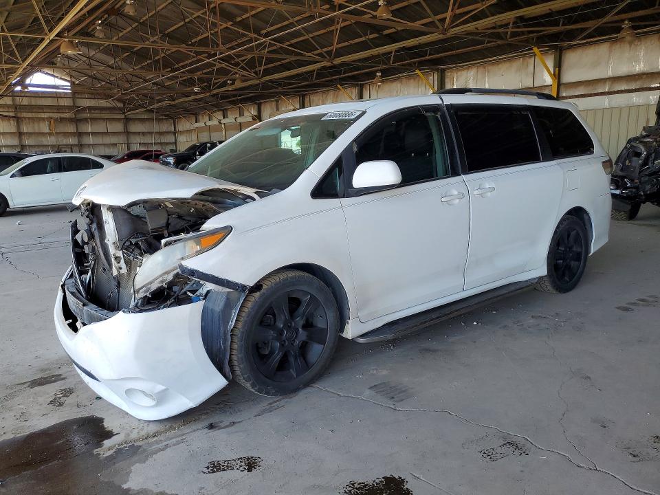 2011 Toyota Sienna მანქანა იყიდება აუქციონზე, vin: 5TDXK3DCXBS054422, აუქციონის ნომერი: 60080886