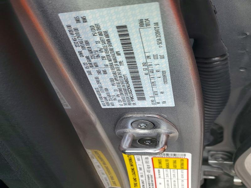 2022 Ford Escape მანქანა იყიდება აუქციონზე, vin: 1FMCU0EZXNUA86311, აუქციონის ნომერი: 62948036