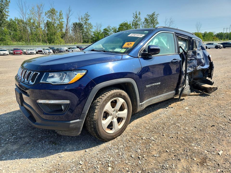 Продаж на аукціоні авто 2019 Jeep Compass, vin: 3C4NJDBB5KT628943, номер лоту: 62481876