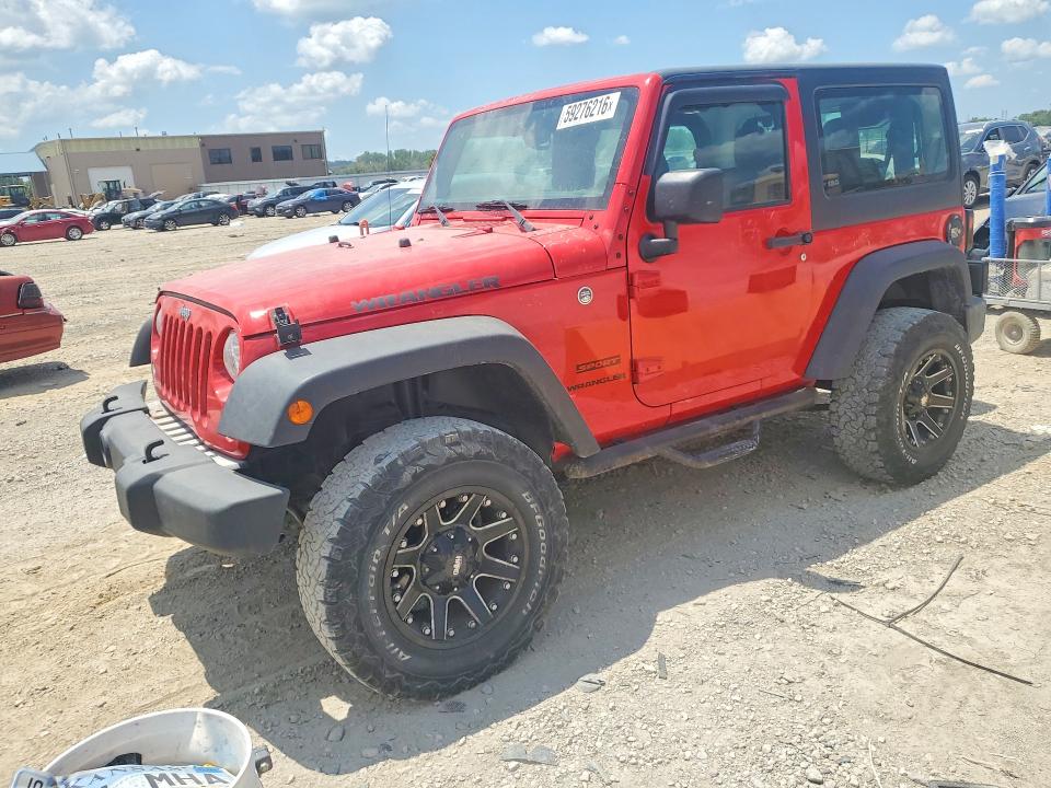 59276216 :رقم المزاد ، 1C4AJWAG5HL534346 vin ، 2017 Jeep Wrangler مزاد بيع
