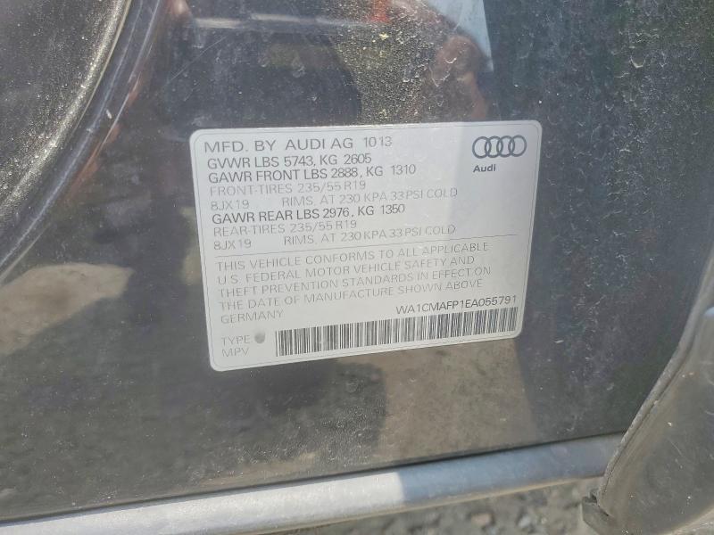 Продаж на аукціоні авто 2014 Audi Q5, vin: WA1CMAFP1EA055791, номер лоту: 62340776