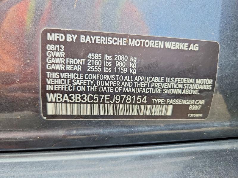 Aukcja sprzedaży 2014 Bmw 328, vin: WBA3B3C57EJ978154, numer aukcji: 60473606