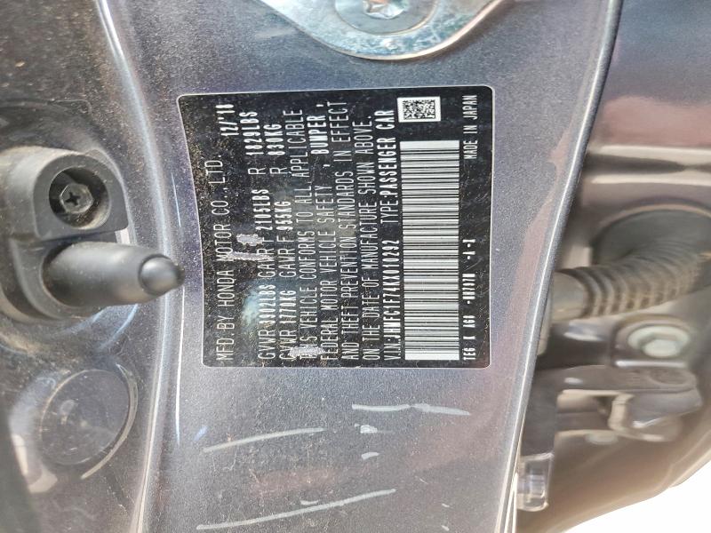 Продажа на аукционе авто 2019 Honda Civic, vin: JHMFC1F74KX010292, номер лота: 60422606