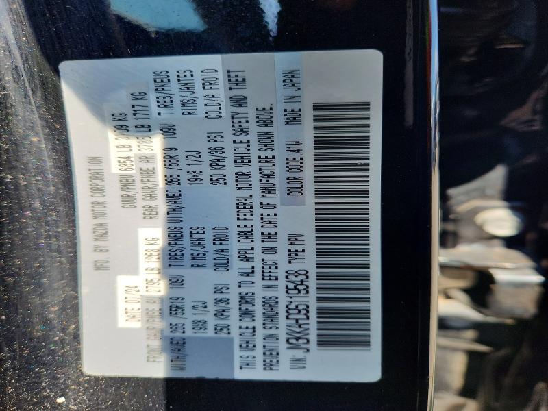 Auction sale of the 2025 Mazda Cx-90, vin: JM3KKAHD9S1195438, lot number: 63033836