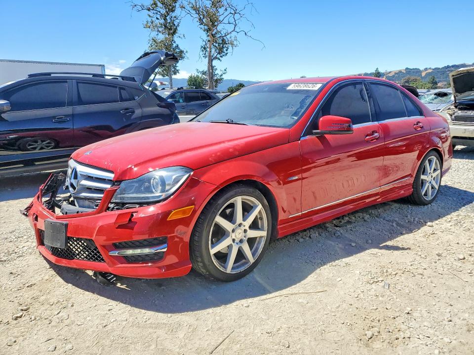 Aukcja sprzedaży 2012 Mercedes-benz C, vin: WDDGF4HB8CR209986, numer aukcji: 59628626