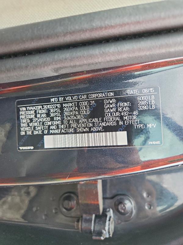 Продаж на аукціоні авто 2016 Volvo Xc90, vin: YV4A22PL2G1022710, номер лоту: 60850956