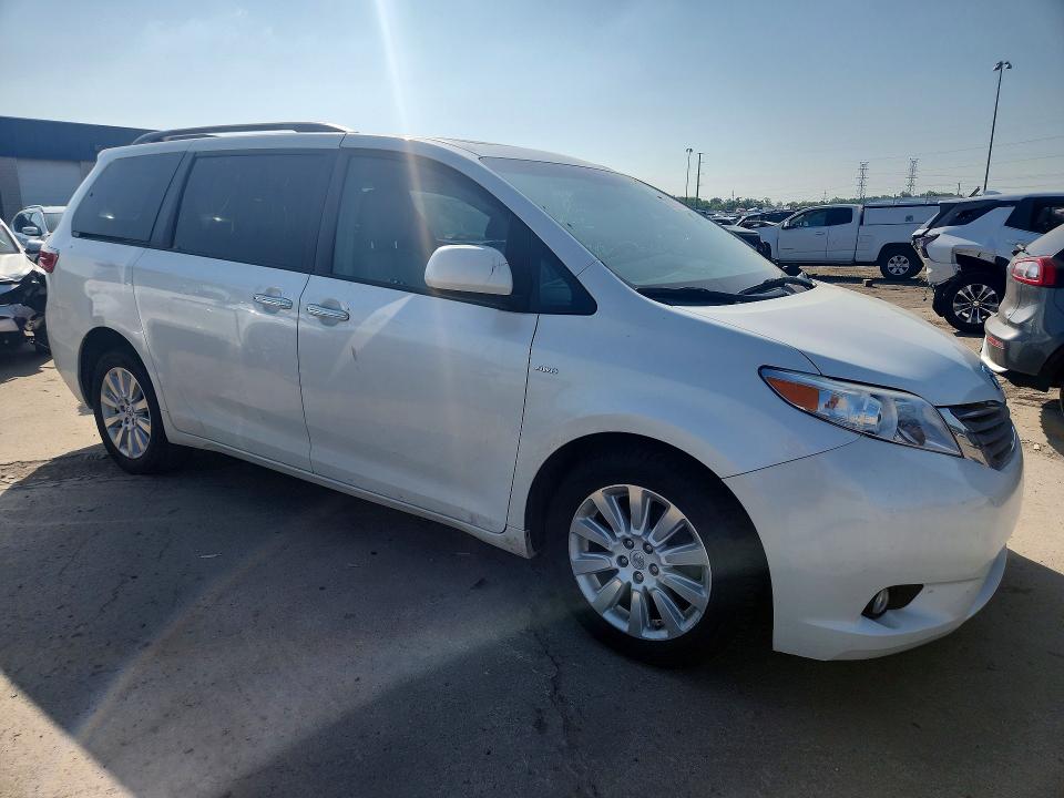 2016 Toyota Sienna მანქანა იყიდება აუქციონზე, vin: 5TDDK3DCXGS143384, აუქციონის ნომერი: 59218936