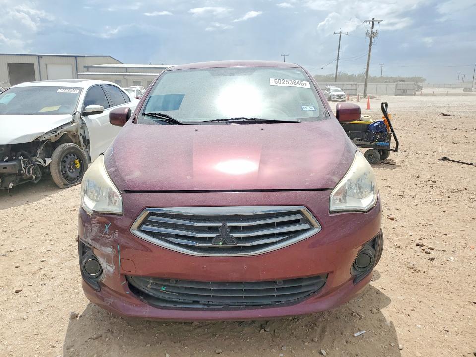 2017 Mitsubishi Mirage მანქანა იყიდება აუქციონზე, vin: ML32F3FJ7HHF05240, აუქციონის ნომერი: 60253846