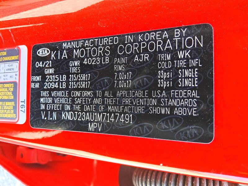 Aukcja sprzedaży 2021 Kia Soul, vin: KNDJ23AU1M7147491, numer aukcji: 60632586