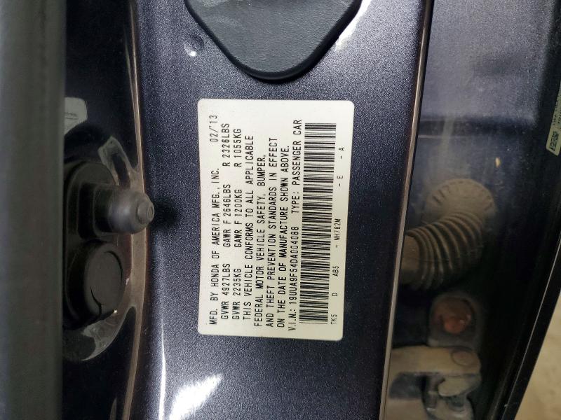 61188666 :رقم المزاد ، 19UUA9F54DA004088 vin ، 2013 Acura Tl مزاد بيع