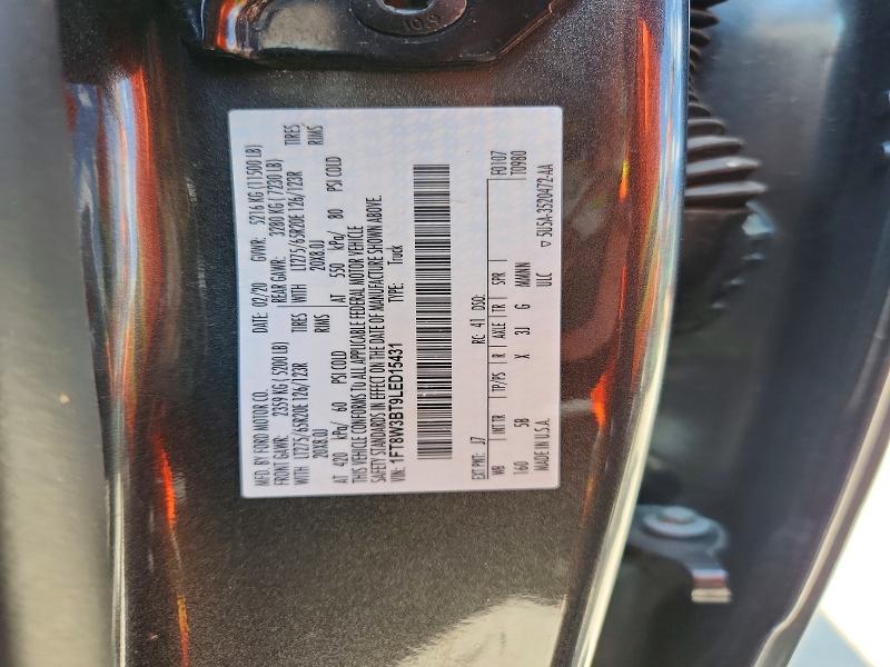 Aukcja sprzedaży 2020 Ford F350, vin: 1FT8W3BT9LED15431, numer aukcji: 56477496