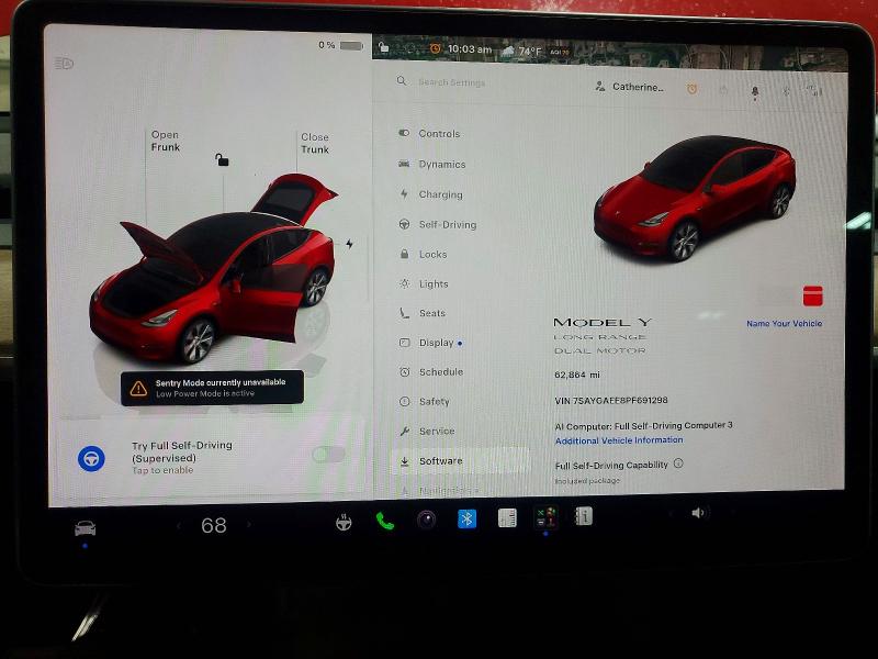 2023 Tesla Model Y მანქანა იყიდება აუქციონზე, vin: 7SAYGAEE8PF691298, აუქციონის ნომერი: 58823986