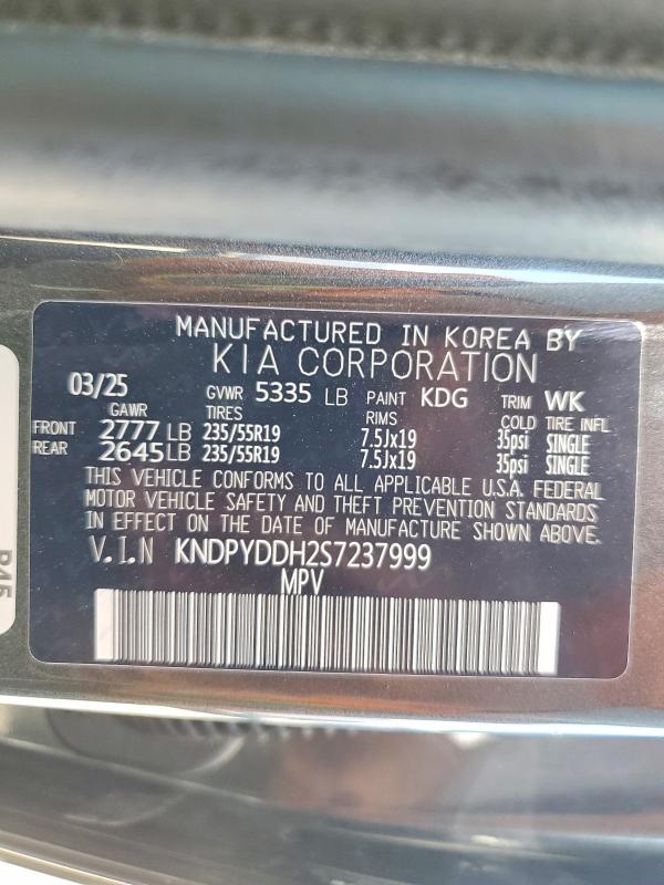 Продажа на аукционе авто 2025 Kia Sportage, vin: KNDPYDDH2S7237999, номер лота: 62992176