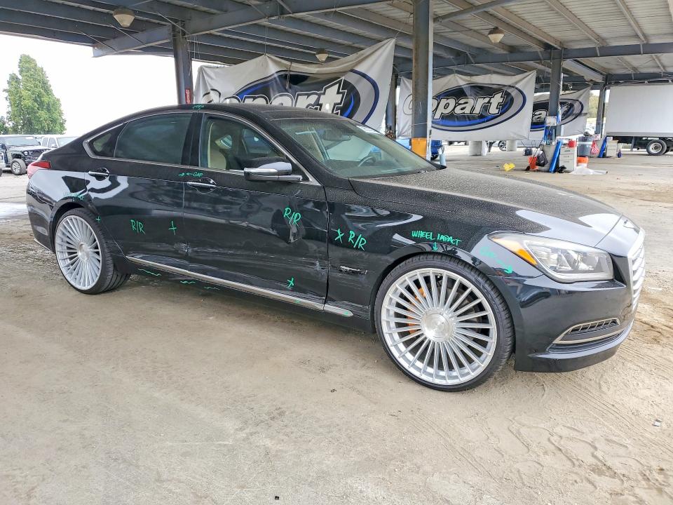 2015 Hyundai Genesis მანქანა იყიდება აუქციონზე, vin: KMHGN4JE0FU036107, აუქციონის ნომერი: 59633726