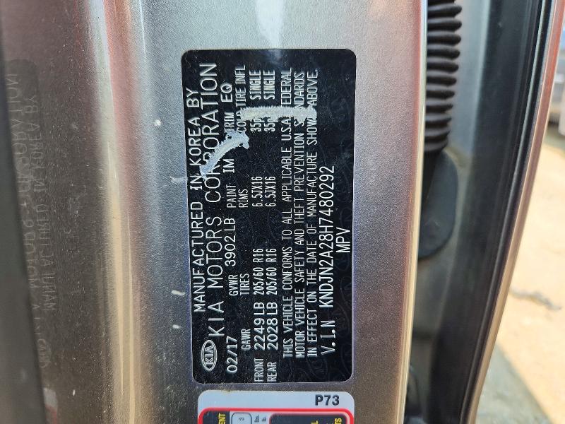 Aukcja sprzedaży 2017 Kia Soul, vin: KNDJN2A28H7480292, numer aukcji: 61042546